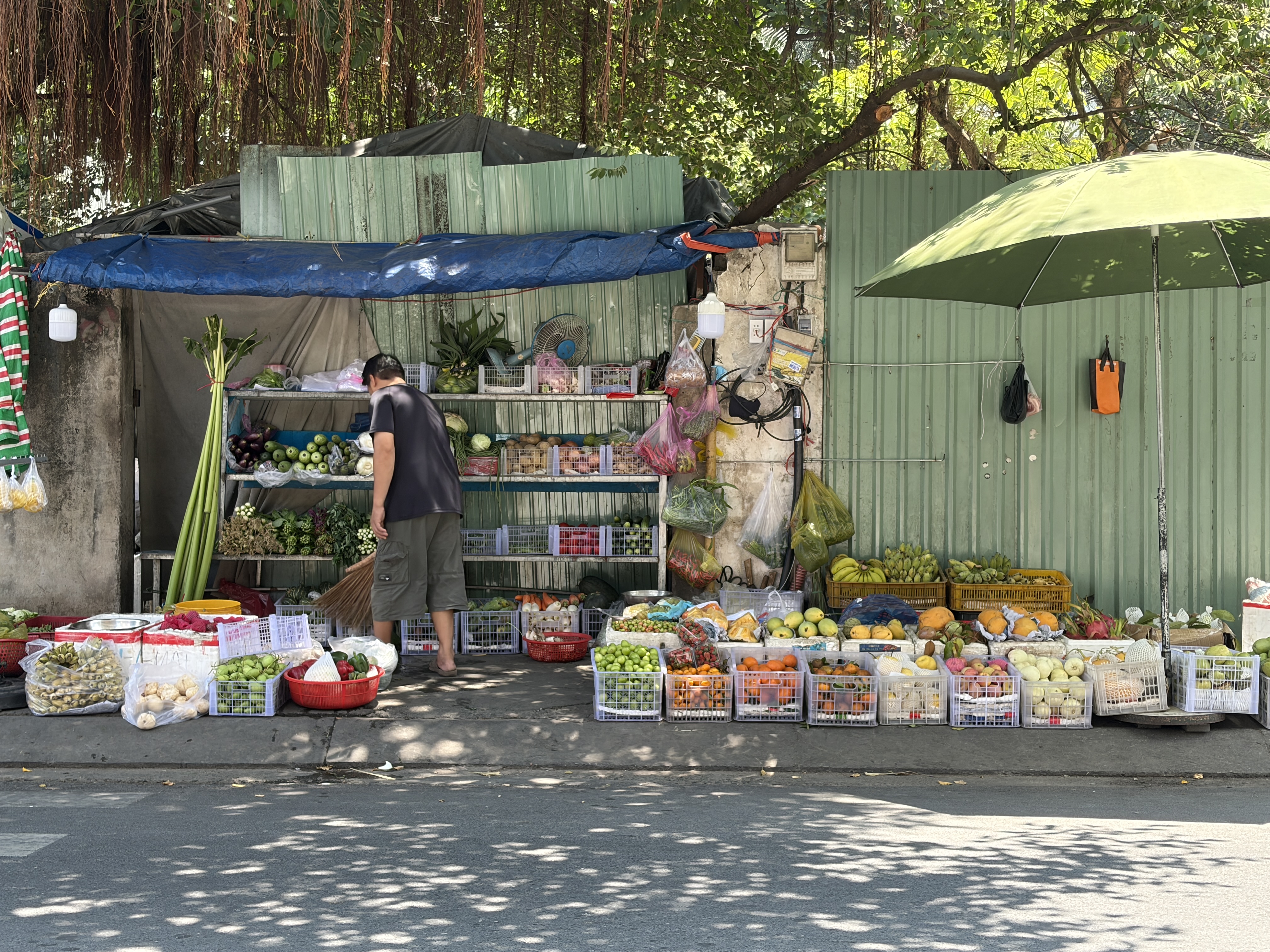 Fruit market in Saigon